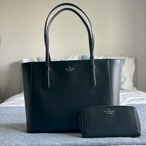 Medium Kate Spade Tote Bag and Medium Kate Spade Wallet